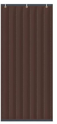 WHYATT Türvorhänge, Thermovorhang Gegen Kälte, Verdicktes Baumwollfutter Und Strapazierfähiges Oxford-Gewebe.(Brown,27.5 X 78.7in(70 X 200cm))