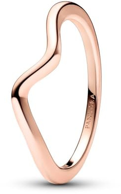 Pandora Timeless Ring Welle, 14-karätig Roségold-vergoldet