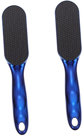 Healeved 2stücke Fußfeilenwerkzeug Aus Edelstahl Für Professionelle Fußpflege Effektives Hornhautentferner Ergonomischem Griff Für Zuhause Und Pediküre-salon Langlebig Und Praktisch