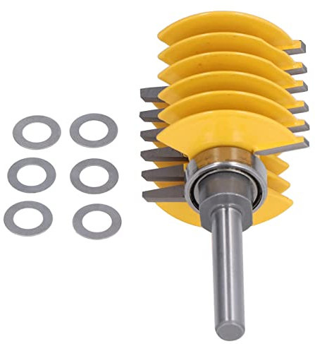 Respicefinem 46Mm Finger Joint Router Bit 8Mm Gambo 2 Denti PTFE Rivestimento Per Lavorazione Legno