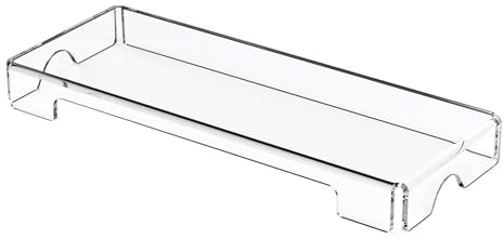 WINFFOR Acryl-Tastaturabdeckung – Staubschutz für mechanische Tastaturen, Computer-Tastaturabdeckung, Tastaturschutz, passend für 43,2 cm (17 Zoll) große Tastatur (kristallklar)