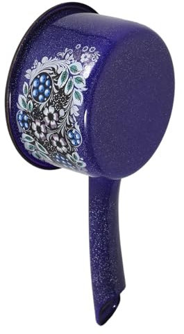 Alipis Mestolo Per Acqua Smaltato Manico Palette Per Cucina e Giardinaggio Casseruola Smaltata Vintage Caffettiera Pentolino Per Latte