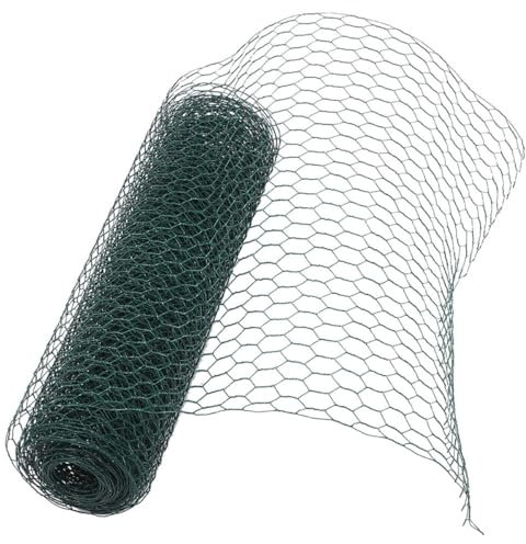 Toddmomy Hühnernetz Verzinkt Drahtnetz Sechseckig Für Garten Hühnerzaun Hühnerdraht Maschendraht Robust Langlebig Geeignet Für Hühner Gänse Heimgeflügel Schutz