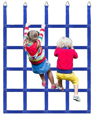 Kletternetz Kinder - Tragbare Polyester -Gurtleiter -Hindernis Mit Schnallen, Wettbewerbsfähiges Erholungskletternetz Für Spielset Im Freien, Spielplatz, Spielplatz