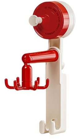 Generico Kitchen Utensil Holder, Wall Mounted Storage Rack, 7.87x3.15x2.24 Inches Suction Cup Organizer, Stable Space-Saving Design for Spatulas, Ladles, Skimmers in Kitchen, Bathroom, Dorm