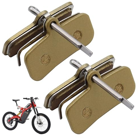 2 Set Brake Pads Suitable for Surron Light Bee X/S Segway X160/X260 Talaria Sting MX3/R/MX4,Metal Replacement Motorcycle Brake Pads,Front Rear Disc Brake Pads