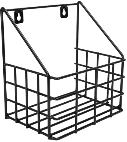 Oreilet Wand-Heu-Futterstation, Metall-Pferdestall-Organizer, Wand-Aufbewahrungskorb für Nutztiere, Heuraufe für Schafe, Ziegen, Pferde, Hängekorb für Zimmer