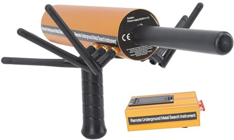 HEEPDD Aks Détecteur de Métaux Pinpointer, 30 M de Profondeur, Portée de 1 200 M, 6 Antennes, Recherche Précise, Détecteur d'or, de Détecteur de Métaux Portable avec Contrôle par