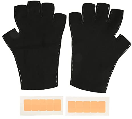 Guantes UV outdoorm sin dedos, transpirables, para el cuidado de la piel, profesionales, de alta elasticidad, portátiles, guantes de protección para manicura