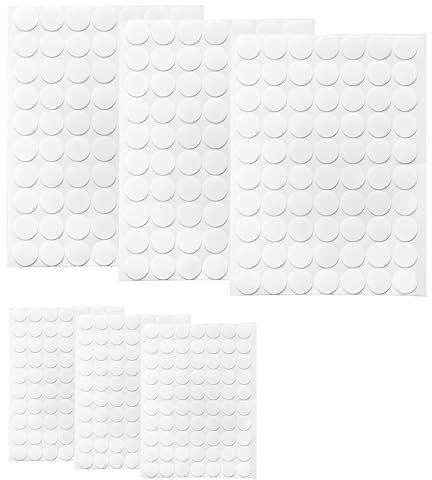 420 Stück Doppelseitige Klebepunkte Transparent (10mm & 20mm), Selbstklebende Klebepads Extra Stark für Basteln, Luftballons & Fotos, Rückstandsfrei Ablösbar für DIY Deko, Scrapbooking & Party