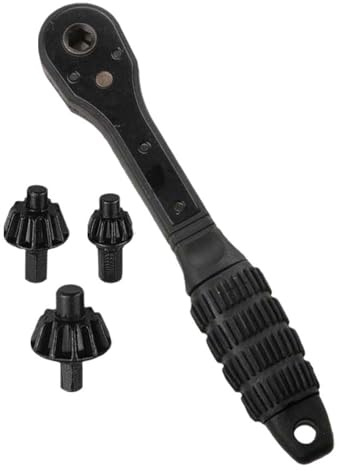 Milageto Llave de Carraca Rápida con Mango Cómodo Y Portabrocas Flexible para Taladro Manual.