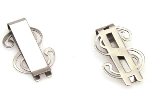 MOKKHNB Pinza para Billetes Alternativa Billetera de Acero Inoxidable para Hombres Diseño Elegante y Doble Cara para Uso Diario y Portátil