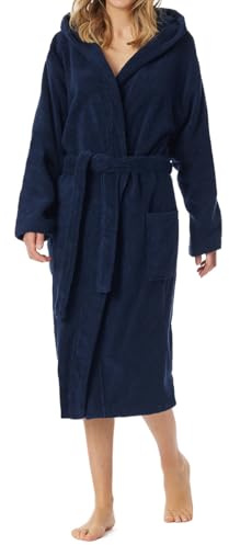 Schiesser Bademantel, Blau (815-navy), L