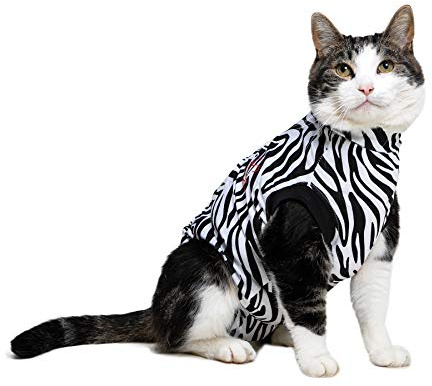 MPS Medical Pet Shirt Katze, Zebra Print, XXXS