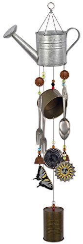 Sunset Vista Designs 92556 Campana de Viento de Metal para regadera, galvanizado
