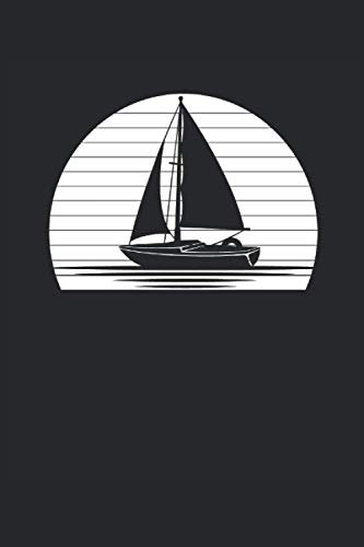 Segelboot Segelschiff Kapitän Meer Segel Segeln Bootsbesitzer Retro: NOTIZBUCH - Lustiges Line Art Segelboot Seefahrer Design, Retro Geschenkidee - A5 ... Notiz, Buch, Sketch, Planer, Geburtstag