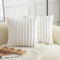 Neelvin Pack von 2 Kunstpelz Plüsch Dekorative Wurf Kissenbezüge Fuzzy gestreifte weiche Kissenbezug Kissenbezüge für Sofa Couch Schlafzimmer