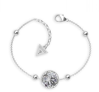 GUESS Bracelet 4G Logo Boule JUBB01394JWRHS Marque, Taille Unique, Métal, Pas de gemme