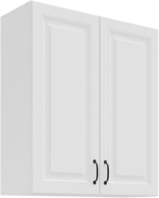 Kuechen-preisbombe Hängeschrank 80 cm Stilo Weiß Küchenzeile Küchenblock Küche Landhaus Höhe 90 cm