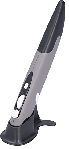 Annadue Mausstift, Kabellos, 2,4 G, Kreativität, Extrem Handlicher Computer-Eingabestift für PC, Laptop (Schwarzgrau)