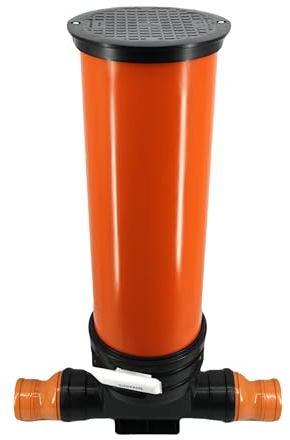 KG Kontrollschacht DN 315/ Anschlüße160-125-110 Höhe 0,5m bis 2m Revisionsschacht Abwasserschacht Schacht Rohr, Deckel, Komplett SET mit Gleitpaste 250g (Rohr 1m, 2 x DN125)