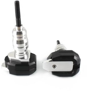 DZSMACHENGSM Motorräder Sturzpads Für Kawasaki Für Z900RS 2017-2023 Motorrad Absturzsicherung Rahmen Slider Verkleidung Schutz Crash Pad Schutz Frame Sliders Sturzschutz (Color : Silber)