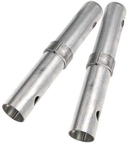 Hemobllo 2pcs Scaffolding Connecting Rod Cotter Pins Scaffold Pole Locking Collar Scaffolding Straight Joints Equipment