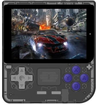 NULA V10 Console di Gioco Portatile Retrò, Arcade Linux Emulatore Portatile di Console per Giochi Tascabili IPS da 3,5 Pollici, Batteria da 3000 MAh 8 Ore - Nessun Gioco