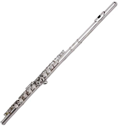 Flöte Für Anfänger Musikliebhaber 16 C-Tasten-Flöteninstrument Kupfernickel-vernickelte Konzertflöte Mit E-Taste