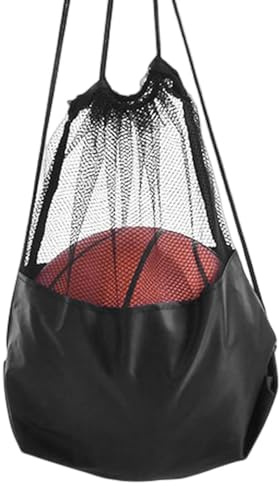 Balltasche – Belüftete Sporttasche, Leichte Balltasche | Robuste Netztasche, Basketball-Balltaschen, Netztasche Mit Verstellbarem Schultergurt, Balltaschen Für Fußball, Volleyball, Fitnessstudio
