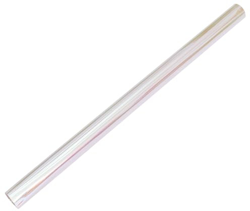 VALICLUD Silberne Kunstoff Regenbogenfolie Geschenkpapier mit Glatter Glänzender Oberfläche Vielseitig Zuschneidbar für Blumenverpackung bei Muttertag und Abschlussfeiern