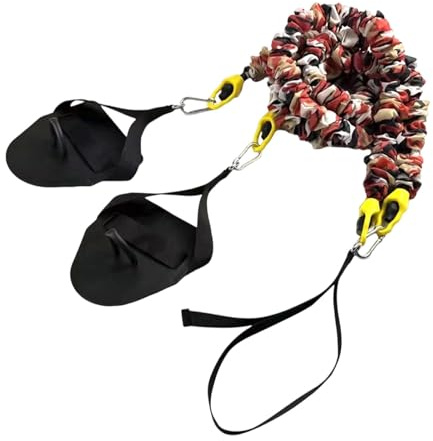 Harilla Bande de résistance à la Natation, Corde élastique pour Exercices de Force des Bras, pour Femmes et Hommes, équipement d'entraînement en Latex, Rouge 20 LB