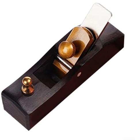 Mini cepilladora de carpintería para recortar, biselar y desbarbar, herramienta de mano para manualidades, proyectos de bricolaje, alisado de ranuras y para (A)