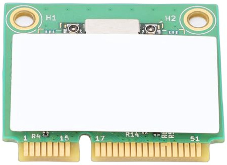 Plyisty Tarjeta de Red WiFi 7 Bluetooth 5.3, Interfaz Mini PCIE, Módulo Inalámbrico de Tres Bandas de 5400Mbps para PC Portátil 10/11