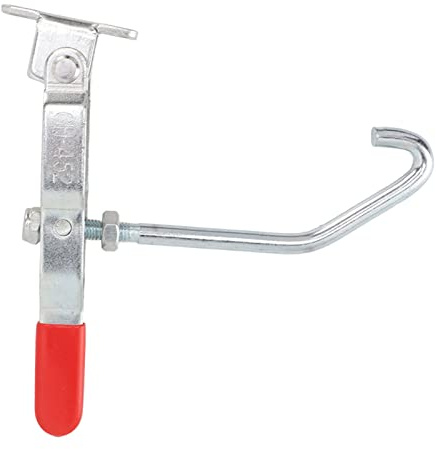 ZAWELIYO J Hook Toggle Clamp, Iron Toggle Clamp with Pull Latch, for Door Case Trunk Smoker Lid, Galvanized Protective Coating for Industrial Woodworking Projects