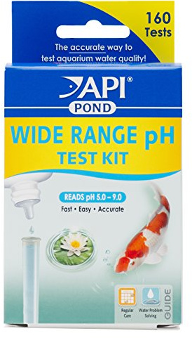 API POND WIDE RANGE pH TEST KIT 160-Test Pond Water Test Kit