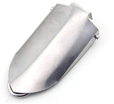 2 piezas de acero inoxidable plegable Shove Mini pala de mano jardín cuidado del césped al aire libre Camping llana jardín portátil