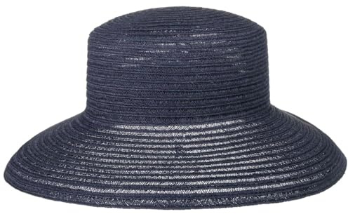 Mayser Tiffy Uni Hanfhut Strohhut nachhaltig Made in EU Damen Frühling Sommer dunkelblau One Size