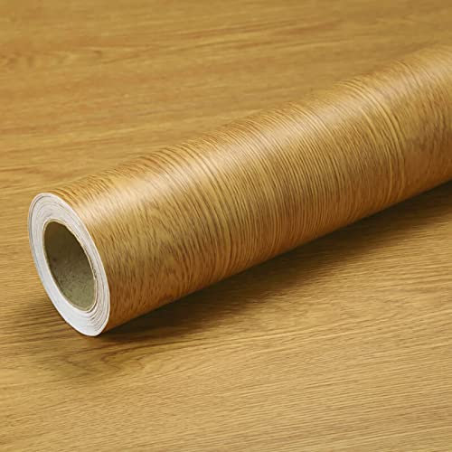 Hode Carta Pellicola Plastica Adesiva per Mobili Effetto Legno, Rivestimento Rotolo laminato Adesivo, Carta da Parati Rivestire, Top Cucina Armadio Tavolo Muro 30x200cm
