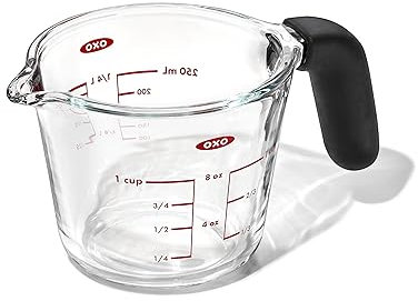 OXO Good Grips Jarra medidora de vidrio de 250 ml