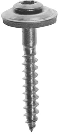 Set di 100 Viti con rondella per Lattonieri con Impronta Torx,Guarnizione in Neoprene per Impedire l'Infiltrazione di Umidità,Ideali per Fissaggio di Pannelli,Lamiere all'Esterno (4,5 x 40mm.-100 pz.)