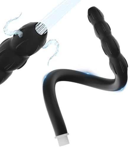 Kuaecr Silikon Analdusche mit 4 Analkugeln für Analverkehr, Einlauf Klistiere zur Darmreinigung Intimreinigung Irrigator Darmspülung Enema Vaginaldusche Anal-Spülung Sexspielzeug für Männer Frauen