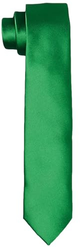 DonDon Krawatten für Herren handgefertigt Seiden-Look 6 cm