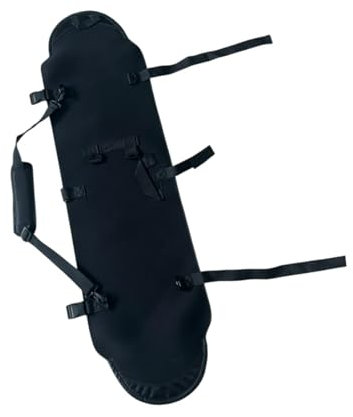 perfk Snowboardhülle, Snowboard-Wrap, weiche Schutzhülle, Reisetasche mit Griff, wasserdicht, für Herren und Damen, Snowboardtasche, Aufbewahrungstasche, 160 cm Einzelgurt