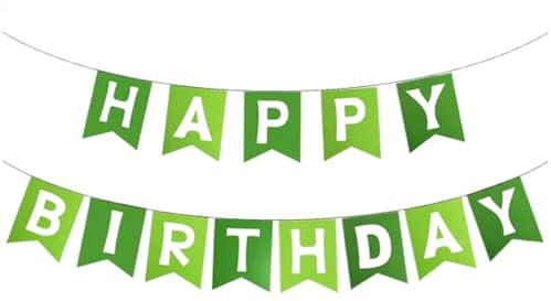 Wimpelkette Happy Birthday, Pastellfarben, hängende Buchstaben, Party-Dekoration, Girlande mit goldenen Buchstaben, groß (20 x 16 cm)