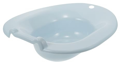 Holibanna Bidet Dame Gesäß-Badebecken Erwachsene Waschbecken sitzen Teile Pflegebecken Sitzbad für -Frauen Sitzbad nach der Geburt WC-Sitzbad Sitzbad schwangerschaft Plastik Blue