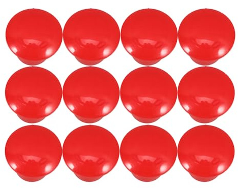 Sewroro Capuchons de Sécurité de Champignon Légers et Résistants Lot de 12 pour Barres D'armature pour Chantier de Construction