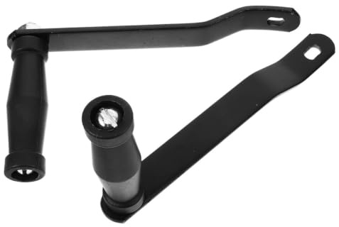 SUPVOX Poignée de Remplacement Ergonomique pour Treuil Manuel de Remorque Bateau et Voiture, 2 Pièces en Fer Galvanisé Résistant à L'usure pour Aventures en Plein Air