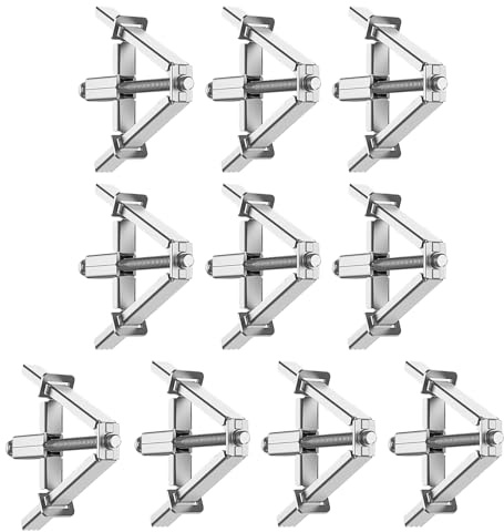 Juego de reparación de latas de pared, 10 unidades, caja de reparación de enchufes, reparación 86/118, caja empotrada para proyectos de construcción, artesano, electricista