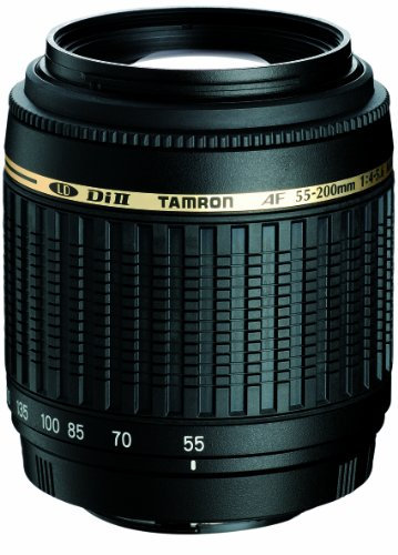 Tamron A15S AF 55-200 mm F/4-5.6 Di II LD Macro - Objetivo con Montura para Sony/Minolta (Distancia Focal 55-200mm, Apertura f/4-5.6, Macro) - Incluye Parasol